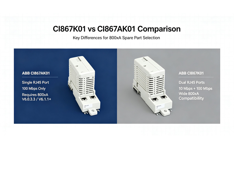 CI867K01 & CI867AK01 Comparison